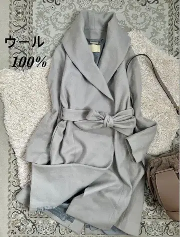 GALLARDAGALANTE 울 100% 벨트 코트