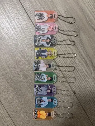 SnowMan 부적 키링 8개 세트