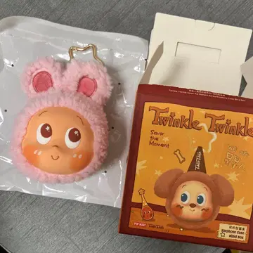 Twinkle Twinkle 이어폰 케이스 핑크 토끼 팝마트 번역
