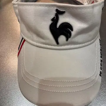 르꼬끄 스포르티브 화이트 바이저 M 사이즈