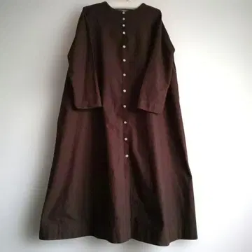 sun valley 선밸리 옥스 롱 원피스 브라운