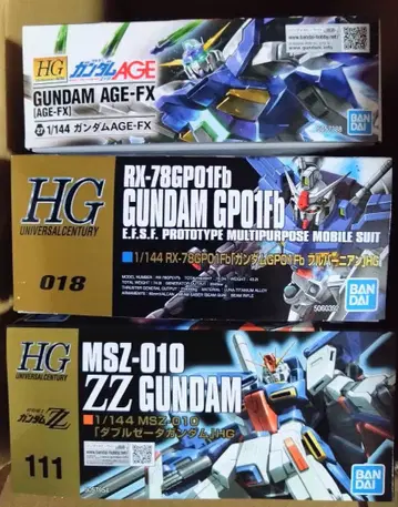 [ 미개봉 ] HG 건담 AGE-FX GP-01Fb 더블 제타 건담