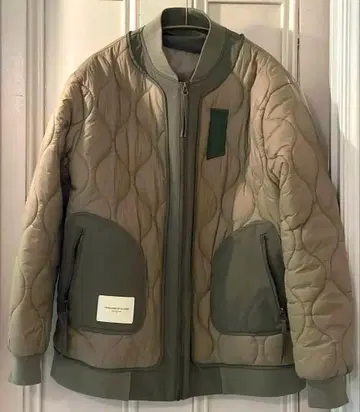 KARAKU 카라쿠 카키색 XL 퀼팅 다운 자켓