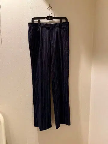 JOSEPH 네이비 스트라이프 슬랙스 사이즈 40