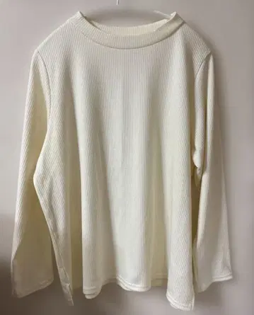 eur3 우루큐브 프티 하이넥 리브 티셔츠