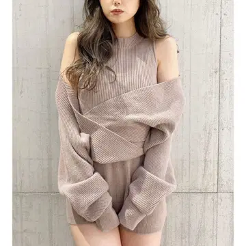 GYDA 레이어드 니트 올인원