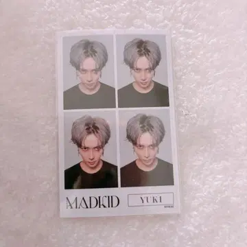 madkid YUKI 증명사진 포토 브로마이드 카드