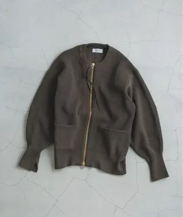 [ WEB 한정판 ] [ 지속가능성 ] 지퍼 니트 가디건
