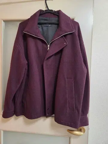 HARE 퍼플 자켓 [울리테크 스탠드 블루종]