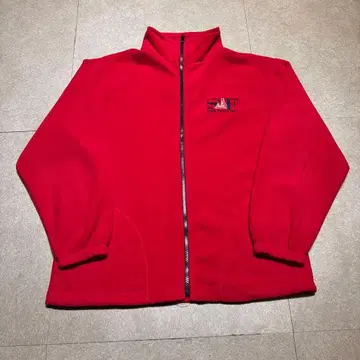 샌프란시스코 플리스 자켓 빨간색 usa제 미국 자수 M