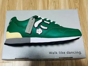 Sangacio 그린 컬러 가죽 스니커즈