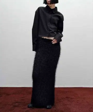 todayful Shaggy KnitSkirt