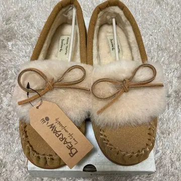 오리엔탈 트래픽 베어파우 모카신 무스탕 신발