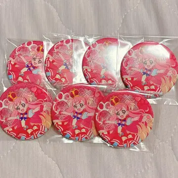 타워 레코드 카페 큐어 원더풀 캔뱃지 프리큐어 7점