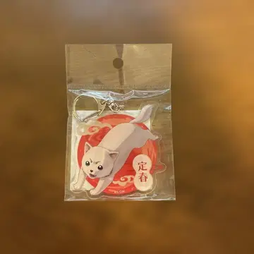 THE FINAL 아크릴 키링 하얀 개