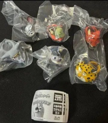 주토피아 패션 반지 전 6종 세트