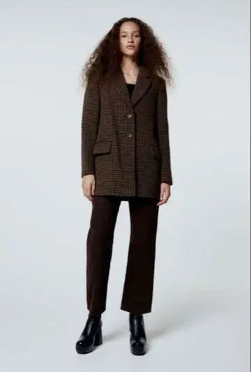 [ ZARA ] 울 혼방 테일러드 자켓 코트