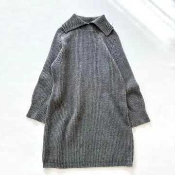 스픽 앤 스팬 2way 니트  원피스 그레이