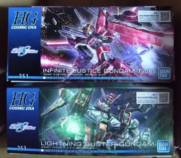 [ 미개봉 ] HG 라이트닝 버스터 건담 인피니트 저스티스 이식
