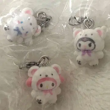 산리오 캐릭터즈 포근포근 스노우 메지루시 액세서리