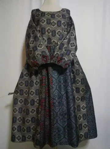 기모노 리메이크 / 돌먼 소매 원피스 사이즈 LL~3L