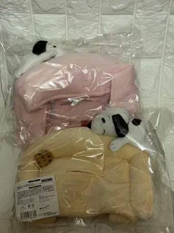 스누피 마스코트 포함 티슈 커버 2개 세트