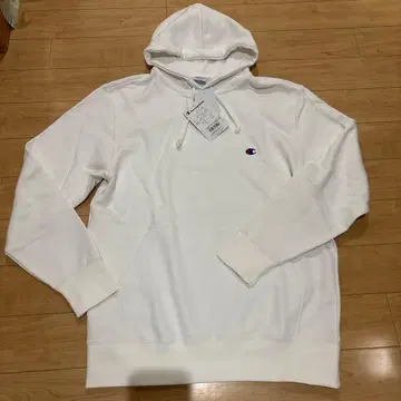 Champion 화이트 XL 후드 맨투맨