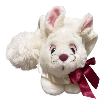 디즈니 이상한 나라의 앨리스 화이트 토끼 머플러