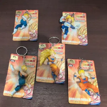 드래곤볼 Z 리얼 키링 전 5종. ~슈퍼 사이어인 집결편~.