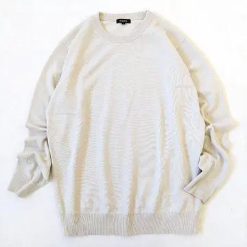 플라스테 니트 울 혼방 빅 사이즈 L 와이드 실루엣