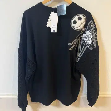 택 포함 새상품 디즈니 나이트메어 잭 맨투맨 트레이닝복 3L