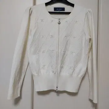 M'S GRACY 화이트 가디건 38