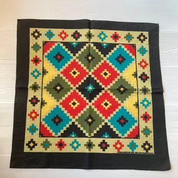 NOS 80s 모자이크 vintage 반다나 빈티지 USA제