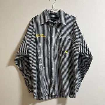 Mark Gonzales 스트라이프 긴팔 셔츠