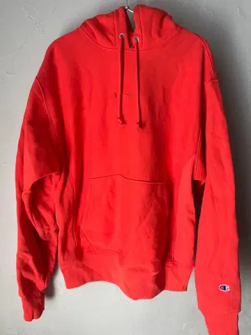 Champion 챔피온 리버스 위브 후드티 M 레드