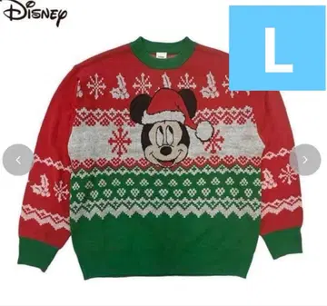 미키 니트 풀오버 L 사이즈 디즈니 아베일