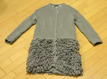 비비안 탐 긴팔 니트 코트 베이지 모카