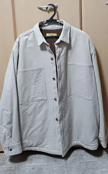 #WIDE-CASUAL 코듀로이 자켓 베이지