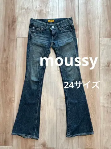 moussy 부츠컷 플레어 데님 24사이즈