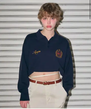 ACLENT 엠블럼 로고 테치 니트 ZOZOTOWN 스트릿