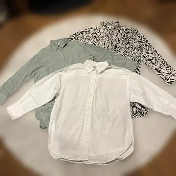 H&M 긴팔 셔츠 3종 세트 S 사이즈
