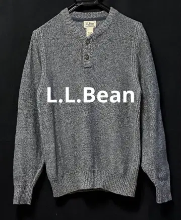 L.L.BEAN 엘엘빈 헨리넥 긴팔 니트 그레이