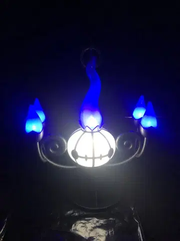 샹데라 LED 라이트 불꽃이 깜빡이는 포켓몬 센터