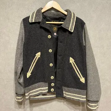 Jackman 바시티 자켓 M 그레이/블랙