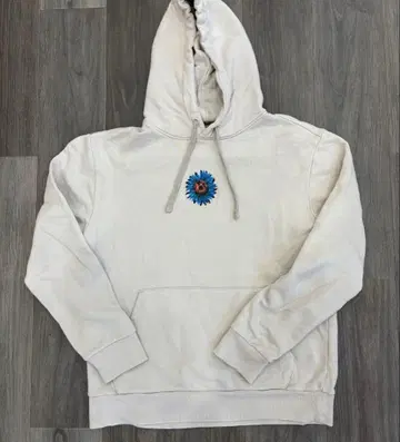 Paul Smith 파란 해바라기 자수 후드티 L