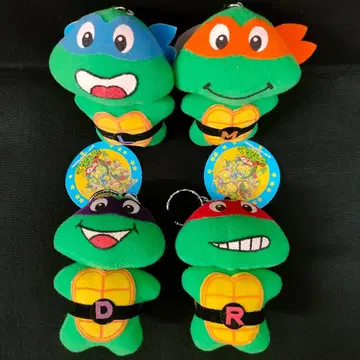 새상품 타카라 뮤턴트 터틀즈 마스코트 4세트 94년제 레트로