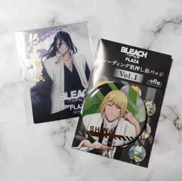 BLEACH 플라자 특전 클리어 카드 캔뱃지