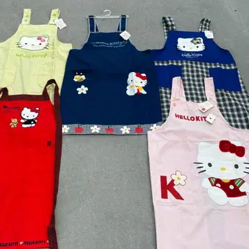 새상품 헬로키티 에이프런 세트