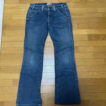 YENKUR 부츠컷 데님 짙은 데님