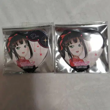 쿠로사와 다이아 하트 캔뱃지 별자리